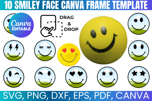 10 Smiley Face Canva Frame Templates: Your Go-To for Cheerful Design