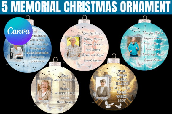 5 Memorial Christmas Ornament Template for Meaningful Holiday Tributes