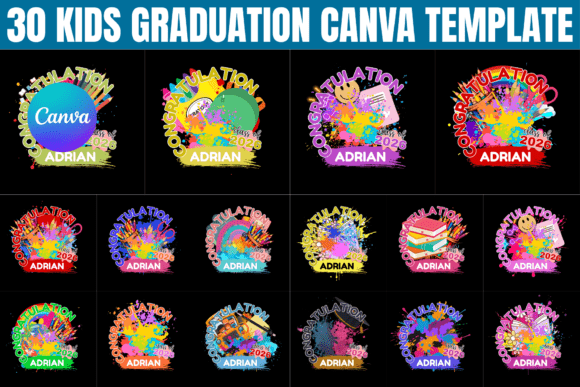 Celebrate Little Graduates with 30 Canva Templates