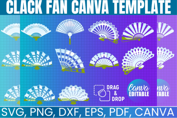 Clack Fan Template Bundle: Your DIY Party Fan Solution