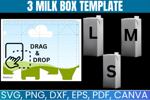 Create Custom Milk Box Favors with This 3-Pack Template Bundle