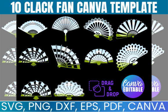 Create Instant Party Vibes with Clack Fan Canva Templates