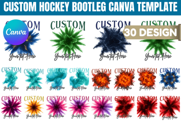 Custom Hockey Bootleg Canva Template: The Ultimate Toolkit