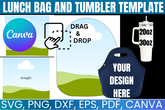 Lunch Bag & Tumbler Templates: Your Canva Sublimation Kit