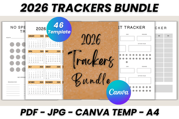 Master Your 2026 Planning with the Ultimate Canva Tracker Bundle
