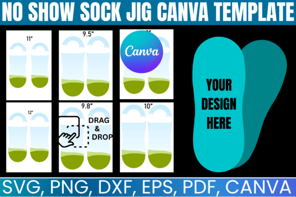 Mastering No-Show Socks: The Ultimate Canva Jig Template