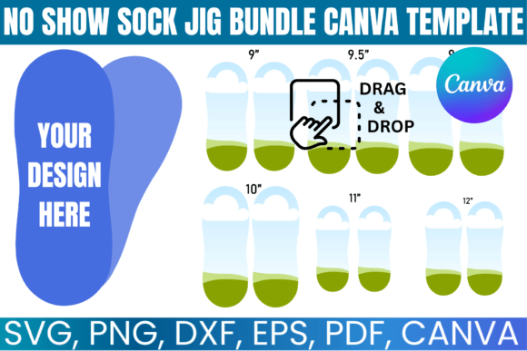 No Show Sock Jig Editable Canva Bundle: A Designer's Guide