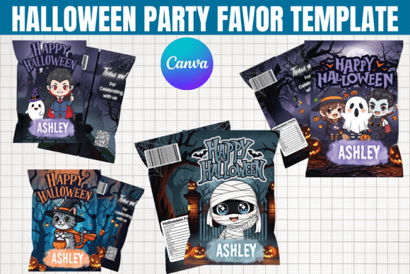 Transform Your Halloween Treats with Editable Canva Chip Bag Templates