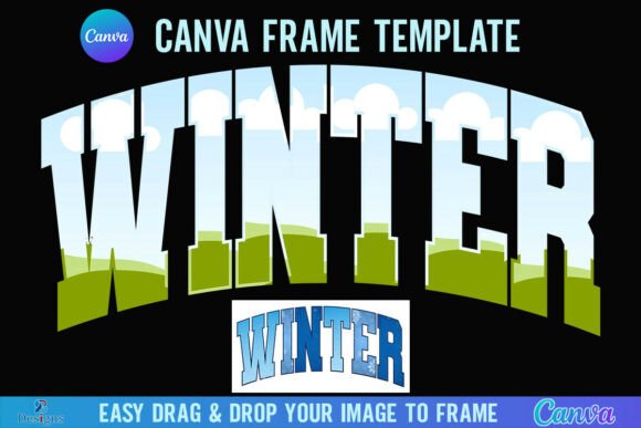 Winter Canva Frame Cozy Season Varsity: Your Design Toolkit